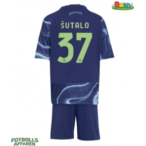 Ajax Josip Sutalo #37 Bortaställ Barn 2025-26 Kortärmad (+ Korta byxor)